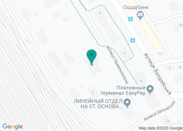 Cтанция «Основа» на карте