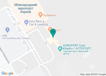 Касса № 10 в здании аэровокзала на карте