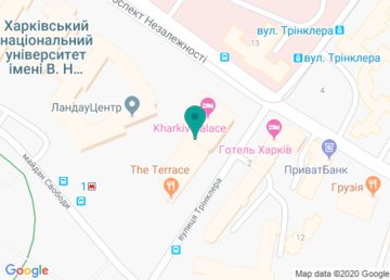 Касса Международного Аэропорта «Харьков» на карте