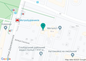 Харьковский единый центр вызова такси на карте