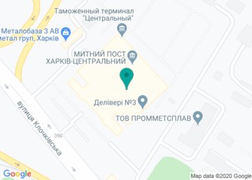 Транспортно-экспедиционная компания «Деливери», Харьков-3 на карте Транспортно-экспедиционная компания «Деливери», Харьков-3 на карте