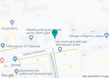 Харьковский областной благотворительный еврейский фонд «Хесед - Шааре Тиква» на карте Харьковский областной благотворительный еврейский фонд «Хесед - Шааре Тиква» на карте