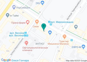 Магазин «Смак» на карте Магазин «Смак» на карте