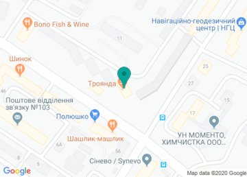 Магазин «Троянда» на карте Магазин «Троянда» на карте