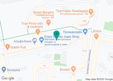Сеть продуктовых супермаркетов «Spar» на Научной на карте Сеть продуктовых супермаркетов «Spar» на Научной на карте