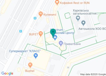 Салон оптики «Visus» на карте Салон оптики «Visus» на карте