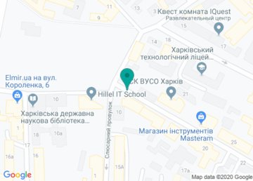 ООО «ХарьковРезиноТехника» на карте ООО «ХарьковРезиноТехника» на карте