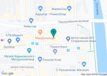 Салон мебели «Вернисаж» на карте Салон мебели «Вернисаж» на карте