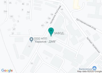 ООО «Завод Укрэлектроремонт» на карте ООО «Завод Укрэлектроремонт» на карте