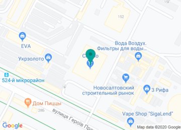 Супермаркет «Сильпо» на карте