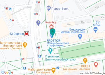 ProStor, сеть магазинов на карте ProStor, сеть магазинов на карте