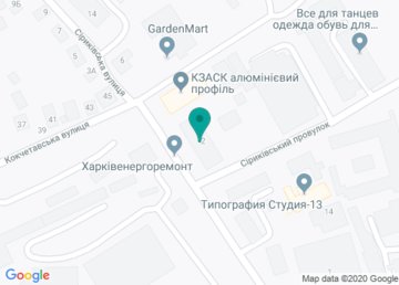 Слобожанская мебель на карте Слобожанская мебель на карте
