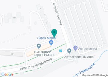 Гаражно-строительный кооператив «Луч-4», ГСК на карте