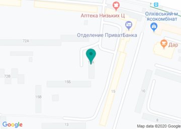 Автостоянка «Радуга» на карте