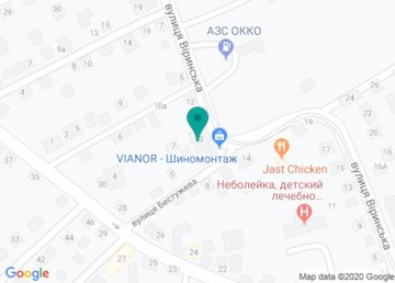 Автозаправочный комплекс «ОККО», АЗС № 7 на карте