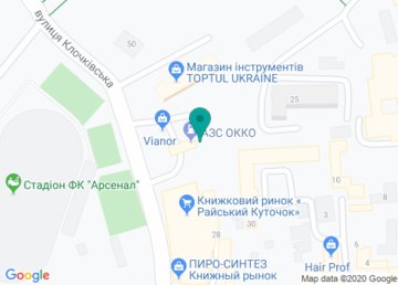 Автозаправочный комплекс «ОККО», АЗС № 8 на карте