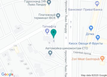 Сеть автозаправочных станций «Татнефть-АЗС-Украина», АЗС № 102 на карте Сеть автозаправочных станций «Татнефть-АЗС-Украина», АЗС № 102 на карте