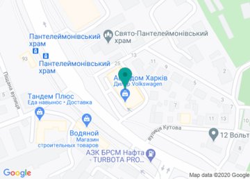 Volkswagen, автосалон и сервисный центр на карте