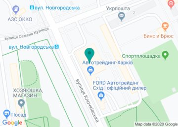 Компания «Автотрейдинг-Харьков» (Автосалон «Ford») на карте