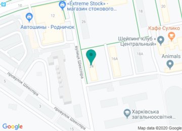 Автомагазин на карте