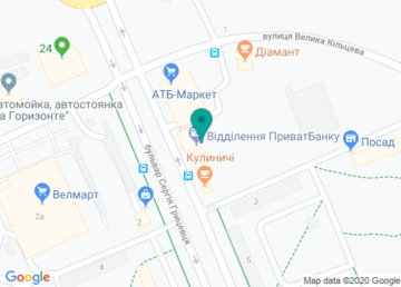 ПриватБанк (отделение № 62) на карте