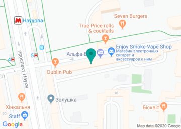 UniCredit Bank (Укрсоцбанк), Научное отделение на карте UniCredit Bank (Укрсоцбанк), Научное отделение на карте