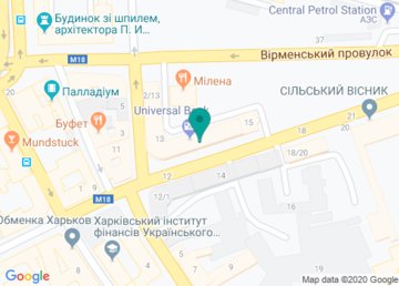 Банк «Fidobank» (SEB Банк), Отделение Харькова на карте Банк «Fidobank» (SEB Банк), Отделение Харькова на карте