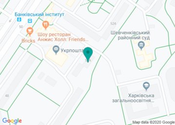 Банк «Fidobank» (SEB Банк), Харьковское отделение №5 на карте Банк «Fidobank» (SEB Банк), Харьковское отделение №5 на карте