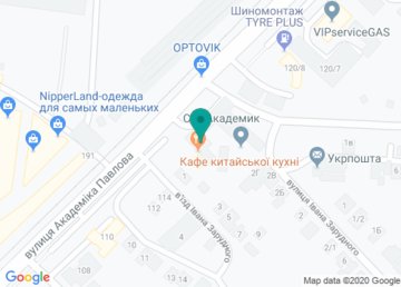 СТО на Академика Павлова на карте СТО на Академика Павлова на карте
