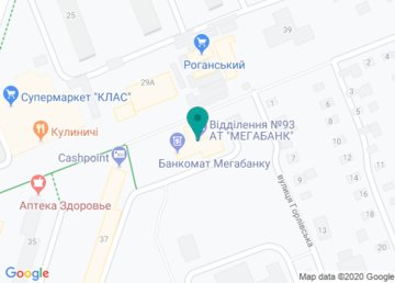 Мегабанк (Megabank), Отделение № 93 на карте