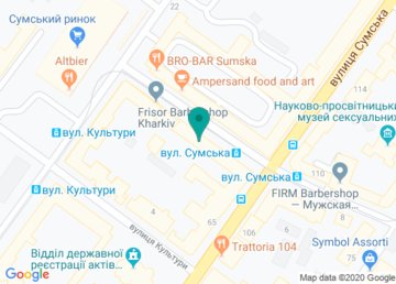 Банк «Ощадбанк», Отделение № 10020/0165 на карте