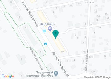 Банк «Ощадбанк», Отделение № 10020/0117 на карте