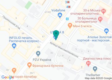 Банк «Ощадбанк», Отделение № 10020/0011 на карте