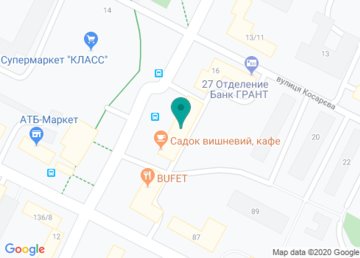 ПАО «Восточно-украинский Банк «Грант», отделение №27 на карте