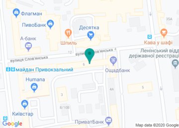 АО «Экспресс-Банк», Харьковский филиал на карте АО «Экспресс-Банк», Харьковский филиал на карте