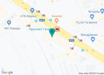 Банкомат Аваль в супермаркете АТБ на карте