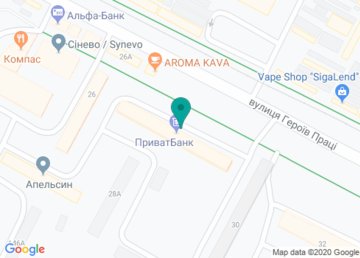 Банкомат ПриватБанк на карте Банкомат ПриватБанк на карте