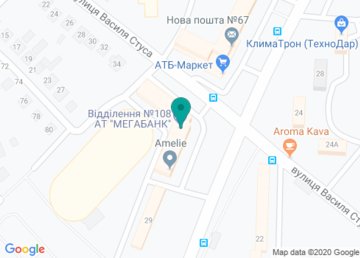 Банкомат ПриватБанк на карте