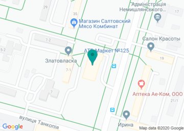 Банкомат ПриватБанк на карте