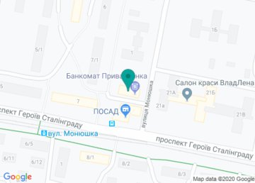 Банкомат ПриватБанк на карте