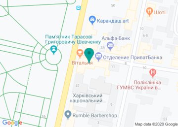 Банкомат ПриватБанк на карте