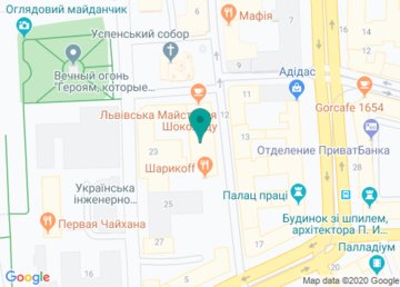 Банкомат ПриватБанк на карте