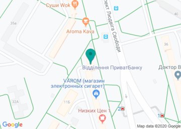 Банкомат ПриватБанк на карте Банкомат ПриватБанк на карте