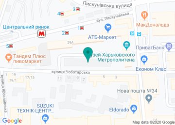 Банкомат ПриватБанк на карте