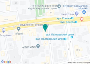 Банкомат ПриватБанк на карте