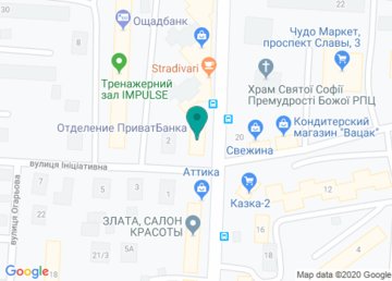 Банкомат ПриватБанк на карте