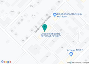Сервисный центр «Веском-Сервис». Выездной отдел на карте