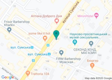 Сеть багетных салонов «Арт-Сервис» на Сумской на карте
