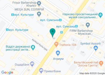 Бюро патентного поверенного Крахмалевой Т. И. на карте