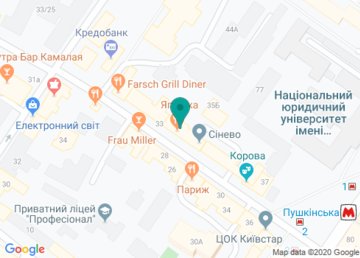 Частный нотариус Бабенко Татьяна Олеговна на карте Частный нотариус Бабенко Татьяна Олеговна на карте